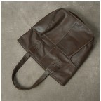 Brown Leather Tote Work and Travel Leather Bag