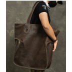 Brown Leather Tote Work and Travel Leather Bag