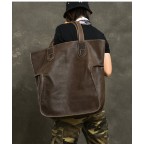 Brown Leather Tote Work and Travel Leather Bag