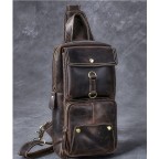 Personalized Leather Chest Packs Men