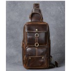 Personalized Leather Chest Packs Men