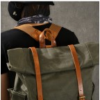 Green Backpack for Men