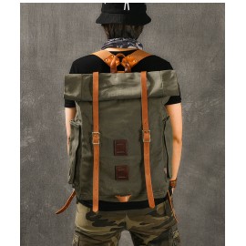 Green Backpack for Men