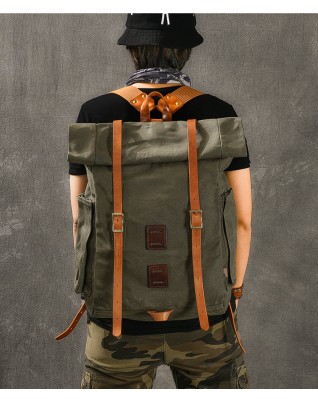Green Backpack for Men