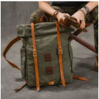 Green Backpack for Men