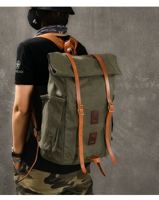 Green Backpack for Men