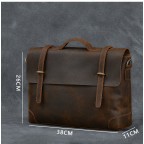 Leather Briefcase Men Messenger Bag