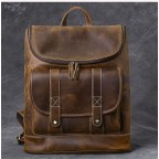 Personalized Leather Men Backpack