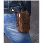 Leather Waist Bag Men