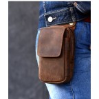 Leather Waist Bag Men