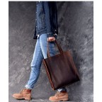 Tote Work and Travel Leather Bag