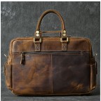 Leather Messenger Shoulder Bag