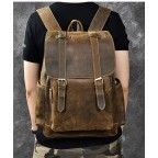 Men Leather Backpack