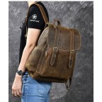 Men Leather Backpack