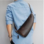 Leather Chest Packs Men